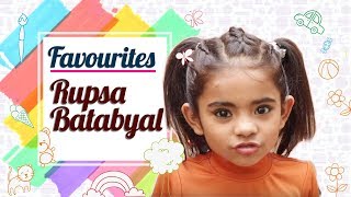 My Favourites With Rupsa Batabyal  Super Dancer Chapter 3 Winner  Telly Reporter Exclusive [upl. by Clywd]