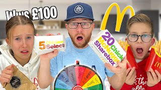 Last to STOP Eating MCDONALDS Wins £100  Challenge [upl. by Adnylg]