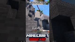 I Made Skyblock in Minecraft Hardcore 11 [upl. by Aninaj]