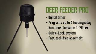 Moultrie Deer Feeder Pro Tripod [upl. by Yawnoc]