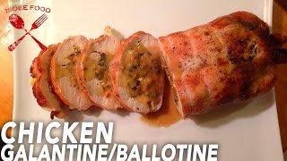 Chicken Galantine Ballotine  Isobe Food [upl. by Rednirah894]