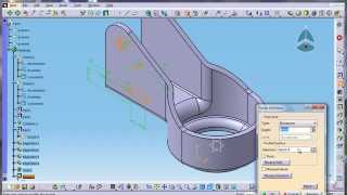 Tutorial de Catia  08 Peça Especial  Casca [upl. by Stilu353]