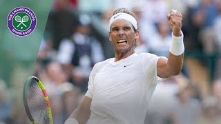 Rafael Nadal  Top 10 points of Wimbledon 2019 [upl. by Yttap842]