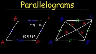 Parallelograms  Geometry [upl. by Llevra]