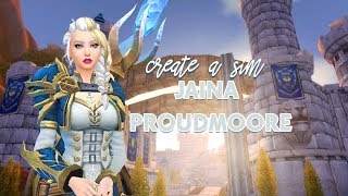 Jaina Proudmoore  create a sim  the sims 4 [upl. by Monson486]