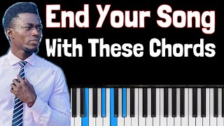 End your Song with these Chords  gospelpiano tutorial [upl. by Nahk304]