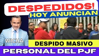 DESPIDO MASIVO DE TRABAJADORES DEL PODER JUDICIAL [upl. by Leruj]