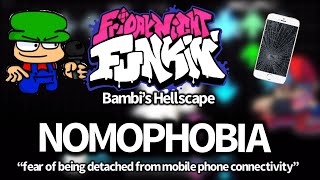 Nomophobia FNF Bambi’s Hellscape OST 1 HOUR [upl. by Stubstad]