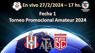 Juventud de Bernal vs Barrancas FC – Fecha 1  Torneo Promocional Amateur 2024 [upl. by Bonns52]