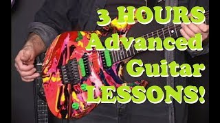 3 HOURS GUITAR LESSONS Ultimate Rock Guitar Complete Method  Beginner to Advanced [upl. by Nnairak]