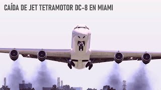 Avión Pesado se Desploma Justo Después de Despegar en Miami  Vuelo Fine Air 101 [upl. by Malorie809]