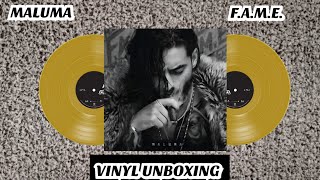 MALUMA  FAME VINYL UNBOXING [upl. by Enaej]