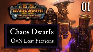 Chaos Dwarfs – OvN Lost Factions Mod – Total War WARHAMMER II – Part 1 [upl. by Haleemak584]