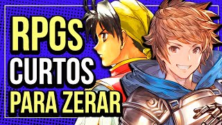 10 RPGs PERFEITOS se você TEM POUCO TEMPO para JOGAR [upl. by Garey753]