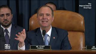 WATCH Rep Adam Schiff’s full closing statement in Hill and Holmes hearing  First impeachment [upl. by Joses]