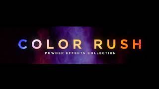 VIDEOHIVE COLOR RUSH – COLOR POWDER COLLECTION – MOTION GRAPHIC [upl. by Acinomad]