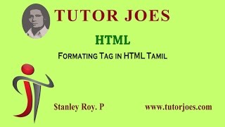 formatting Tags in Html Tamil class2 [upl. by Hubey]