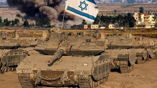 Dozens IDF Merkava Tanks Go Wild Again On The Battlefield [upl. by Yendroc]