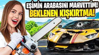 EŞİMİN ARABASINI MAHVETTİM  ÇILDIRDI [upl. by Ennairrek]