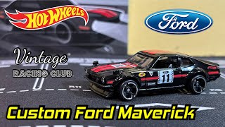 Custom Ford Maverick  Hotwheels Vintage Racing Club [upl. by Lala126]