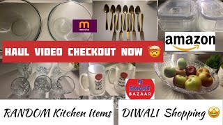 Random Kitchen Items haulAmazonMeeshoReliance Smart Bazaar🤩Complete Review and RatingHaul Video [upl. by Caassi]