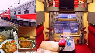 TransSiberian Railway Winter Journey  part 8 Ekaterinburg  Moscow on TKC Premium Train № 059Е [upl. by Naget]