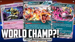 UPDATED Charizard ex Deck is READY TO WIN THE WORLD CHAMPIONSHIP  Pokemon TCG Deck List  Matches [upl. by Yrailih]