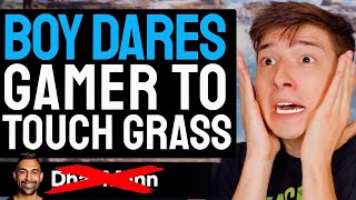 Boy Dares GAMER To TOUCH GRASS They Live To Regret It  Dhar Mann Parody [upl. by Dnomyaw837]