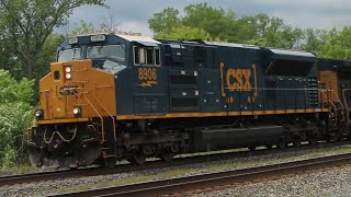 CSX Q560 with CSX 8906 ST70AH in Clyde NY [upl. by Ener]