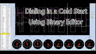 Dialing in a Cold Start Routine with a EECIV CBAZA Moates and Binary Editor [upl. by Yatnod]