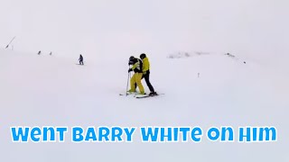 Skier Gets Abused On The Slopes [upl. by Bennink43]