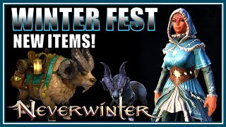 NEW ITEMS How Best to Prepare for the Winter Festival 2023 4 Slot Mount Doc Update  Neverwinter [upl. by Naor987]