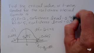 How to Find a Critical Value Using a Ttable [upl. by Xever107]