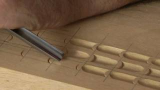 How to Carve a Classic Surface Decoration  Woodcarving Workshops [upl. by Grussing361]