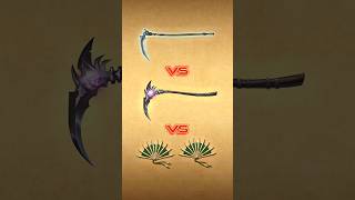 Grim scythe Dissector of hopes amp Emerald cutters which one 🤔 shorts shadowfight2 [upl. by Whitford159]