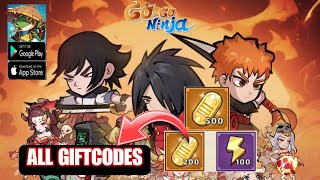 Go Go Ninja amp Free 6 Giftcodes  How to Redeem  Go Go Ninja All 6 Codes [upl. by Acinonrev]