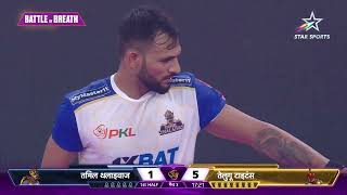 Tamil Thalaivas Vs Telugu Titans  Powerful Raids of Sachin Tanwar  Pro kabaddi league season 11 [upl. by Bo]