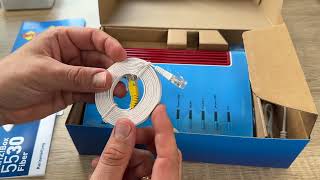 AVM FRITZBox 5530 Fiber Glasfasermodem mit 2x2 WiFi 6 WLAN AX Unboxing und Anleitung [upl. by Ahsenahs]