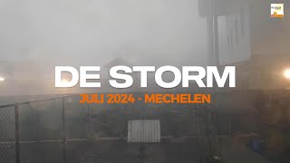 Verwoestende Storm Treft Mechelen Hoogspanningsmasten en Kerk Verwoest [upl. by Inafets]