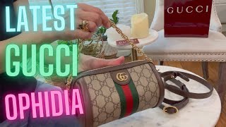 Unboxing 2024 Gucci Ophidia Mini Shoulder Bag amp First Impressions [upl. by Elraet]