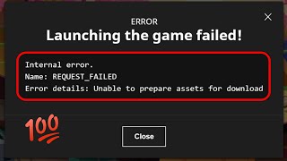 Minecraft launcher unable to prepare assets for download  launching the game failedrequest failed [upl. by Atlanta]