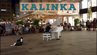 Street Pianist Plays Kalinka Watch How the Crowd Reacts [upl. by Carlick884]