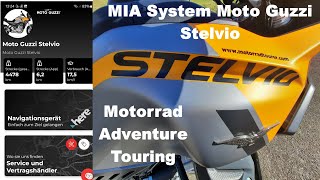 Motorrad Adventure Touring  Moto Guzzi Stelvio mit MIA System  erfüllt dieses die Erwartungen [upl. by Galatia]