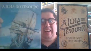 A ILHA DO TESOURO Robert Louis Stevenson  LIVRO  QUADRINHOS [upl. by Ahsiki]