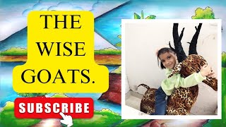 the wise goats story with actions story english lkg nursery ukg rockingsaniya storytelling [upl. by Blinni]