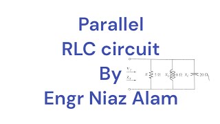 Parallel RLC circuit  Complex parallel RLC circuit  Impedance parallel RLC circuit [upl. by Alburga]