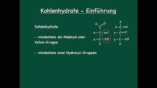 Chemie Kohlenhydrate [upl. by Manas]