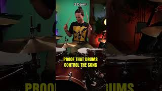 WHICH GROOVE DO YOU PREFER⬇️ shorts drums drummer drumcover drumming evanescence challenge [upl. by Yntrok530]