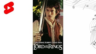 Concerning Hobbits theme from Lord of the Rings violin lesson shorts [upl. by Eniloj]