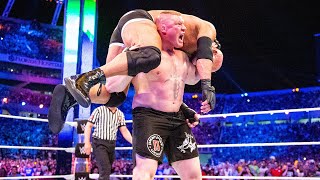 The best of Brock Lesnar at WrestleMania [upl. by Atinna722]